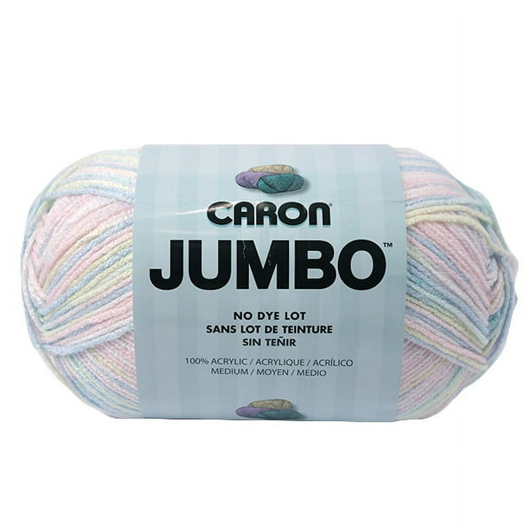 Caron Jumbo Print Ombre Yarn White Water