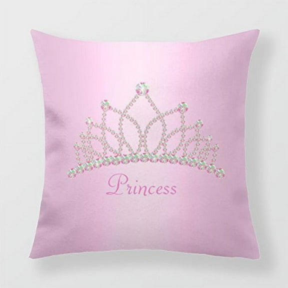 DEYOU Little Princess Pink Pillowcase Pillow Case Cover Two Sides Printing Size 20x30 inch