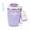 Purple, variant on Coffee Vacuum Flask, Portable Insulated Travel Cup with Lid for Hot Cold Drinks, Reusable Thermos Mug with Carry Strap for Office Car