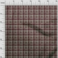 thumbnail image 2 of oneOone Silk Tabby Fabric Check Kasuri Print Fabric BTY 42 Inch Wide, 2 of 4
