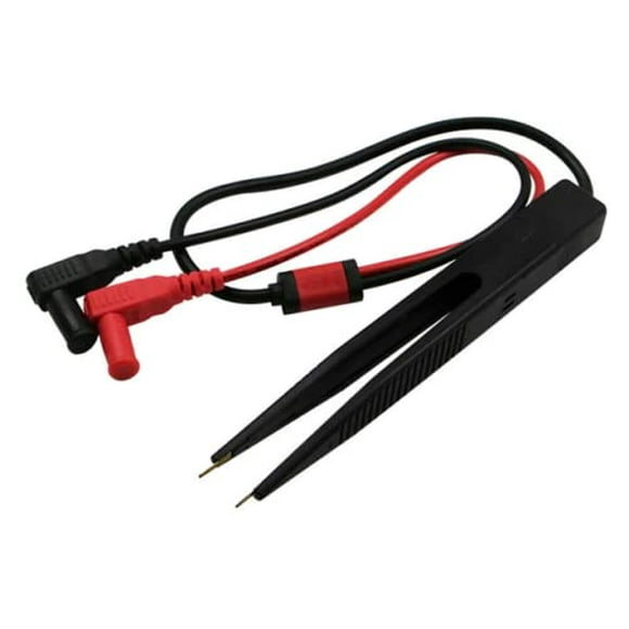 FYBTO SMD Tweezer Multimeter Test Leads LCR Chip Test Clip for Capacitance Inductor Resistance Test Clip for Multi Meters Electrical Alligator Clip Probe-0628