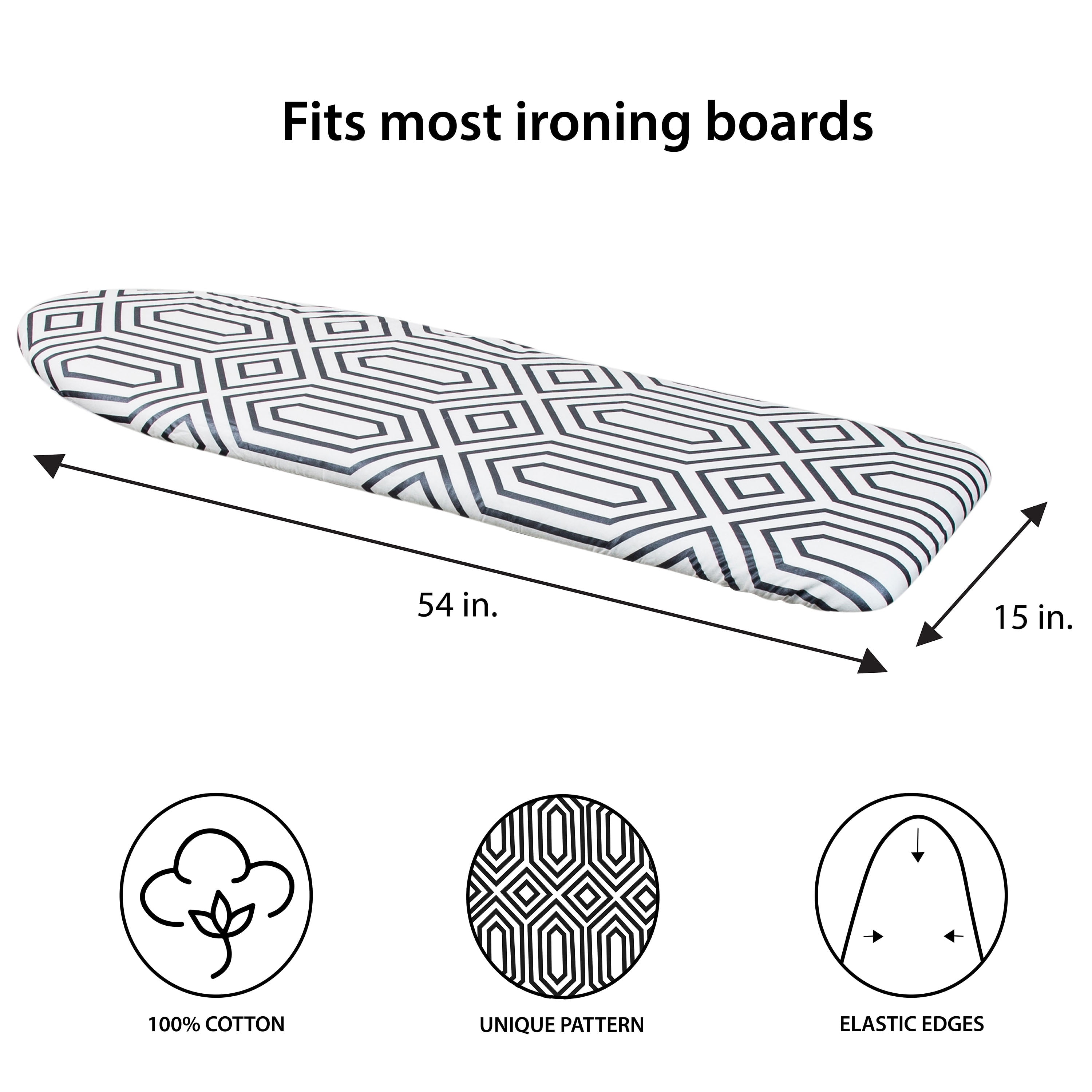 Simplify Scorch Resistant Ironing Board Cover & Pad in Graphite