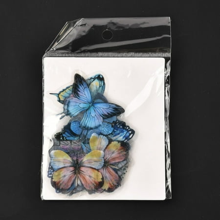 Mixed Color 5 Bag 40Pcs 20 Styles PET Adhesive Waterproof Stickers Set for DIY Scrapbook Tumbler Decor Pattern 2.8~6.4x4~7.3x0.015cm 40pcs/bagDIY