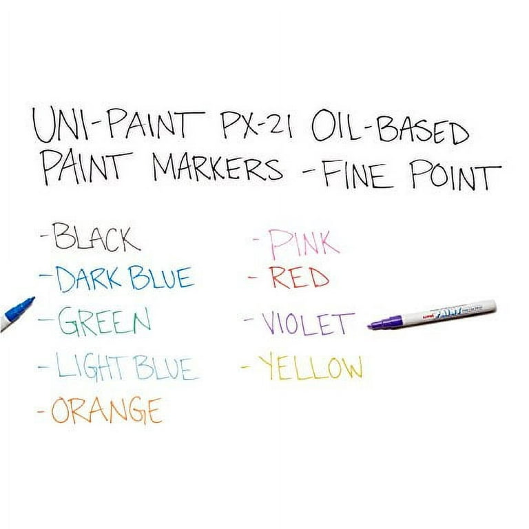 Uni Paint Industrial Marker, Fine Point, PK12 63721