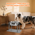 thumbnail image 7 of SHAINFUN 1.85-Gallon Elevated Large Dog Water Bowl, Raised Stainless Steel Bowl with Stand for Large Breed, Relief Joint Pressure, 7 of 7
