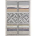 thumbnail image 2 of United Weavers Marquee Area Rugs - 596-10671 Contemporary Silver Squares Lines Cubes Boxes Rug, 2 of 2