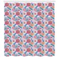 thumbnail image 3 of Ambesonne Dahlia Shower Curtain, Colorful Mexican Flowers, 69"Wx70"L, Multicolor, 3 of 3