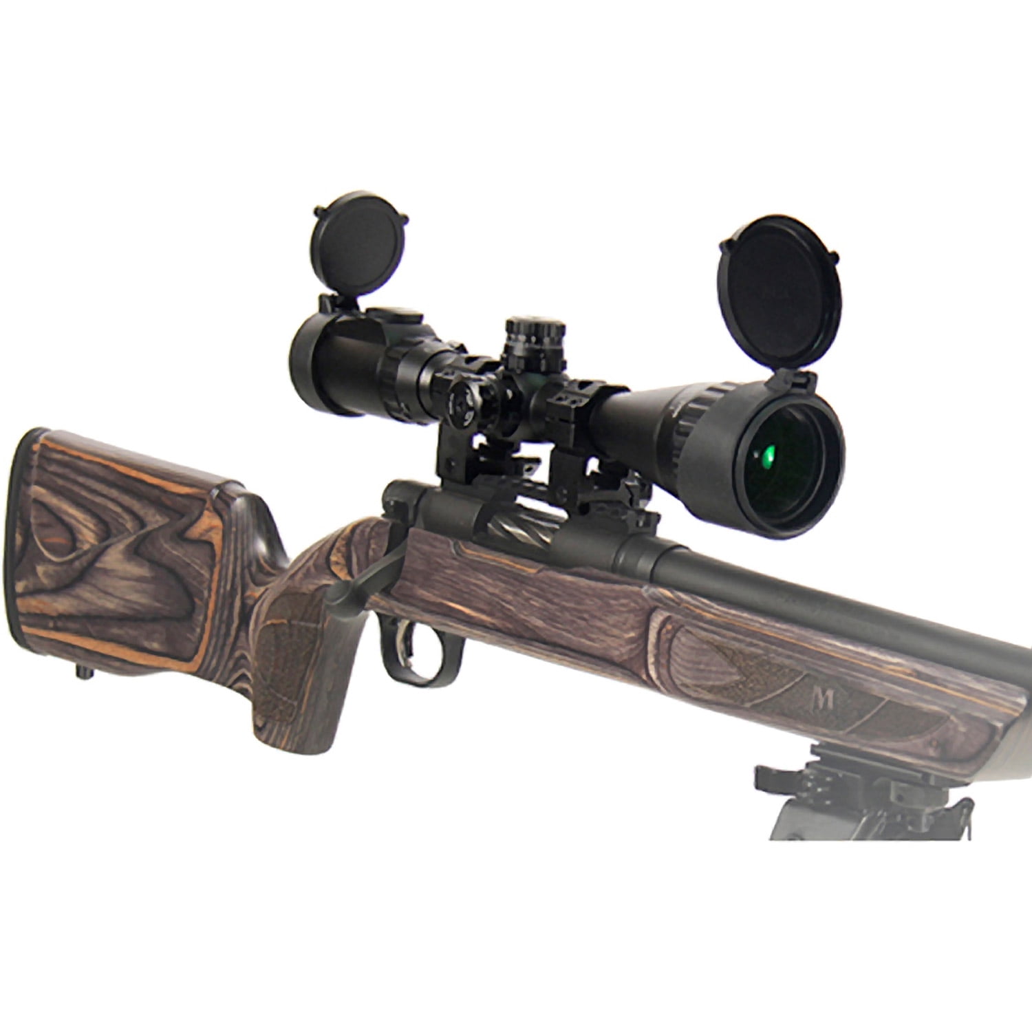 UTG 3-9X40 1" Hunter Scope, AO, 36-color Mil-dot, QD Rings