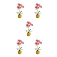 thumbnail image 2 of Inteprter Durabilidad de larga duración Flores artificiales para la decoración de la boda Bajo mantenimiento ABS Bonsai Maceta artificial Type2 NO2, 2 of 6