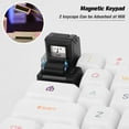 thumbnail image 5 of Keycaps, Custom Keycaps for Esc Key and Tab Key, Magnetic Light Transmission Keycaps, Classic Retro Mechanical Backlit Keyboard Esc Tab Keycap for GK61 GK64 GH60 PC and Most Keyboard, White, 5 of 7