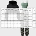 thumbnail image 3 of Emitonse Toddler Girls Outfits Sets Girls Set Spring Fall Winter Long Sleeve Hooded Sweatshirt Cargo Pants Sleeveless Top AG,Size 9-10 Years, 3 of 8