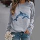 thumbnail image 1 of TaTaai Hoodies Shirts for Women Early Fall Long Sleeve Tops Vintage Graphic Outfits Tops Fashion Pullover Tees Gift, 1 of 5