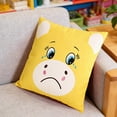 thumbnail image 5 of Uuiauoio Horse Zodiac Pillow Cover Flocked Plush Cute Animal Design Throw Pillow Case for Sofa Bed Living Room Home Decor Year of the Horse Theme, 5 of 6
