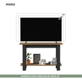thumbnail image 4 of Mueble para tv MORU STREAM Latte y Negro Mueble para sala mesa tv centro de entretenimiento minimalista, 4 of 8