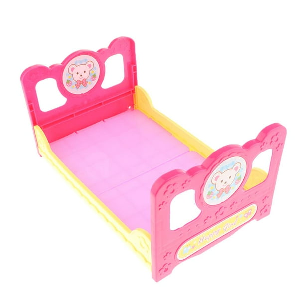 Cot top bed pink