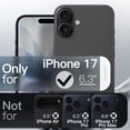 thumbnail image 2 of JETech Magnetic Case for iPhone 17 6.3-Inch, Full Camera Lens Protection, Compatible with MagSafe, Soft Electroplated TPU Frame with Hard Clear PC Back, Shockproof Phone Cover (Black), 2 of 5