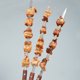 thumbnail image 5 of Bewildely 8 piezas de pinchos para barbacoa mango de resistente al calor antideslizante reemplazo antioxidante lavable Picnic carne Cocina y Comedor 40cmx10mmx2mm, 5 of 6