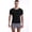 Blue, variant on Workout Shirts For Men Sauna Shirt For Men Short Sleeve Sauna Suit For Men Sweat Body Shaper Sauna Vest For Men Gym,Silver 4X-Large