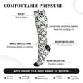 thumbnail image 2 of Pofeuu Happy Football Print Compression Socks for Women & Men Circulation - Best Support for Nurses,Running,Athletic,Sports, 2 of 7