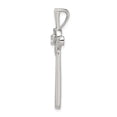 thumbnail image 2 of FB Jewels Sterling Silver CZ in Heart Cross Pendant, 2 of 4