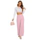 thumbnail image 2 of Pantalones anchos FUNYYZO pantalones de negocios de cintura alta para mujer, 2 of 7