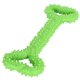 thumbnail image 5 of TPR perro masticar juguete forma de hueso dientes limpieza palo mascota interactivo molar jugando juguete verde, 5 of 12