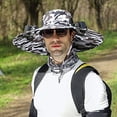 thumbnail image 4 of SNNROO Solar Fan Outdoor Fishing Hat  Men Sun Hat with 2 Solar Fans  3 Speed Adjustable - Effective Sun Protection - Breathable Mesh Material - USB/Solar Powered - Ideal for Fishing  Gard, 4 of 4