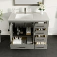 thumbnail image 5 of Eviva London 42 in x 18 in Gray Transitional Bathroom Vanity, 5 of 7