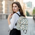 thumbnail image 6 of FORMRS Mini Backpack Purse for Women Travel Daypack Casual Shoulder Bag, Darker Leafy Pattern, 6 of 7