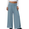 thumbnail image 3 of IMENGL Casual Cropped Pants for Women Soft Yoga Sweat Comfy High Waisted Pajama with Pockets Trousers Loose Women's Wide Leg Pant,M-XXXXXXL, 3 of 5