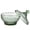 Gray, variant on Sungmor Embossed Glass Crystal Candy Storage Jar Green Container