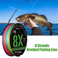 thumbnail image 2 of Big sale! Fishing Line 8 Strands 100M Braided Strong Multifilament Fiber Fishing Line R0Y5, 2 of 9