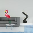thumbnail image 2 of Estatua de estaca de jardín,Adorno de flamenco para jardín,patio,porche,Estatua de escalera,Estatua de escalera con libros para escalar,decoración artística,Escultura de escalera de, 2 of 8