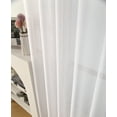 thumbnail image 5 of Tony's Collection 4 Panels Bohemian Sheer Voile Curtains Half Snow Design with Rod Pocket for Decorating Living Room/Bedroom,52''WX84''L, 5 of 11
