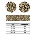 thumbnail image 6 of Xipuska Leopard Bed Runners for King Size Bed, Decorative Bed Throws for Foot of Bed, Brown Black Beige Modern Abstract Impressionist Bed Runner Sofa Throw Bedding Scarf Slipcover for Bedroom, 6 of 6