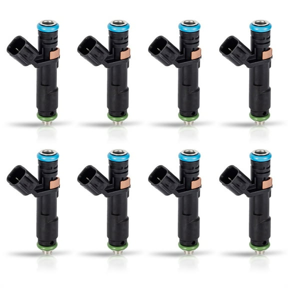 Set of ISA 8 Fuel Injectors for 2005-2007 Ford F-150 F-350 Super Duty F-250 Super Duty Expedition 2005-2007 Lincoln Navigator Mark LT V8 5.4L