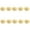 Yellow, variant on 10Pcs Unpainted Miniature Hat Light Weight Small Fabric Hat for Handmade Art Craft Wedding Christmas Party Decoration