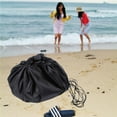 thumbnail image 4 of Kafsov Drawstring Wetsuit Bag - Portable, Lightweight, and Ideal for Storing and Changing Wet Swimwear for Beach, Surfing, and Outdoor Sports Black, 4 of 8