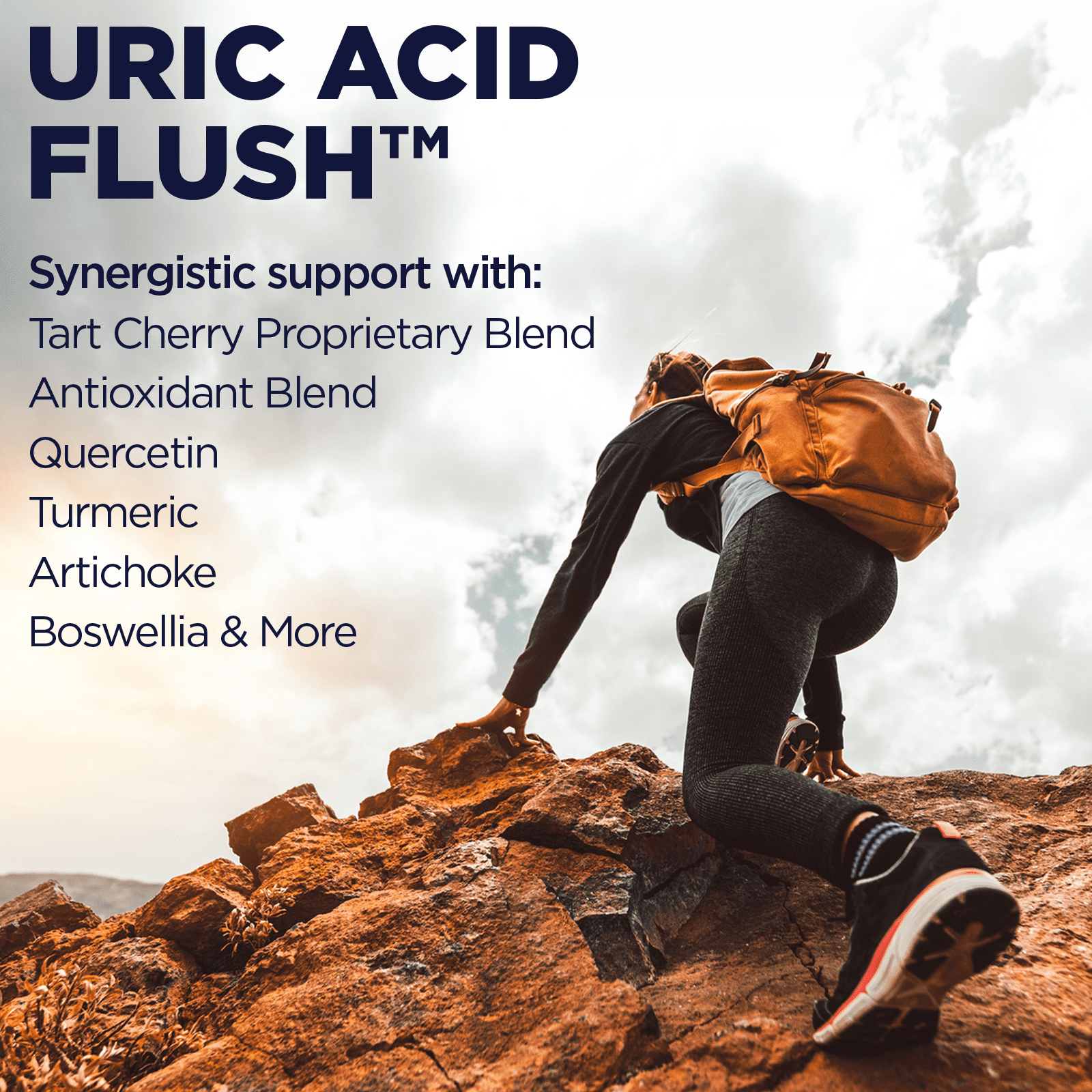 KAL Uric Acid Flush | Tart Cherry Blend, Celery Seed & More for Healthy Joint Comfort Support | 30 Servings | 60 VegCaps