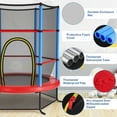 thumbnail image 4 of Costway 55" Kids Trampoline Bouncing Jumping Mat Recreational Trampoline W/Enclosure Net, 4 of 10