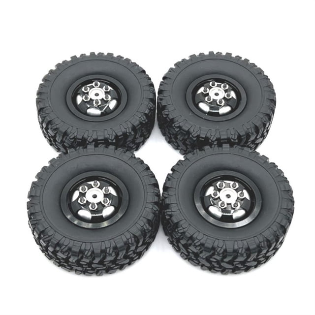Llantas de plástico duraderas Bewildely para coche RC 1/12 MN MN82 LC79 MN78 D90 D91 color Negro