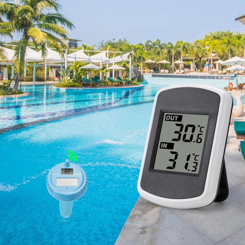 Weather WS14 Wireless 8Channel Floating Pool and Spa Thermometer