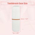 thumbnail image 4 of Unique Bargains Plastic Lightweight Toothbrush Travel Case Traveling for Travel Business 2.36"x1.57"x7.87" White, 4 of 7