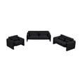 thumbnail image 6 of Meridian Furniture Stylus Black Boucle Fabric Sofa, 6 of 18