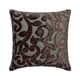 thumbnail image 1 of Fundas decorativas para cojín marrón de 35 x 35 cm (14 x 14 pulgadas), cojines de terciopelo con cuentas bordadas a mano para sofá, diseño abstracto de estilo moderno - Abra, 1 of 5