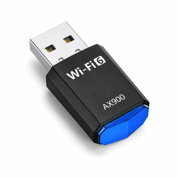 USB WiFi Adapter for Desktop PC,AX900 WiFi 6 Adapter 5/2.4GHz USB 3.0 Wireless Network Dongle for Computer Laptop