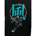 thumbnail image 2 of Naruto Shippuden Wind Men's Black T-Shirt-3XL, 2 of 3