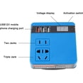 thumbnail image 2 of HUGFEGWE 120W Lithium Battery Inverter Multifunction Lithium s Battery Inverter 21V to 220VAC Inverter Dual-Engine Intelligent Mulle ions Inverter with Voltage Display Function CA919-130164, 2 of 4
