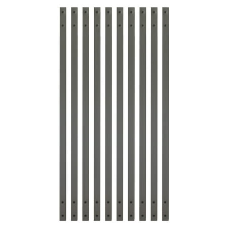 Deckorators Traditional Aluminum Face-Mounted Balusters 10-Pack, Bronze, 32.25 in.