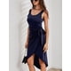 thumbnail image 3 of Vestido cruzado clásico para mujer, vestido midi, vestido de noche, 3 of 5